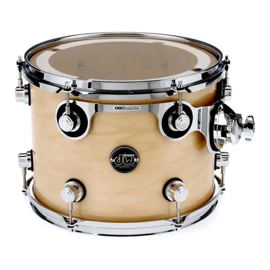 Dw Performance Series Mounted Tom - 9 X 12 Inch - Natural Lacquer 1