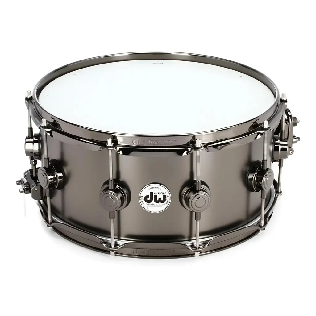 Dw Collector's Series® 14"X6.5" Satin Black Nickel Over Brass With Black Nickel Hardware 1