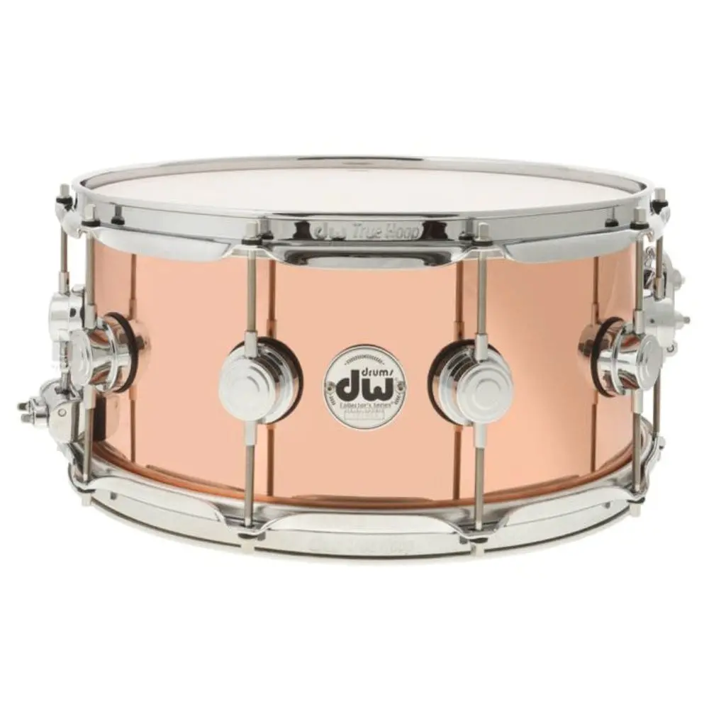 Dw Collector's Series Polished Copper 14X6.5 Snare Drum 1