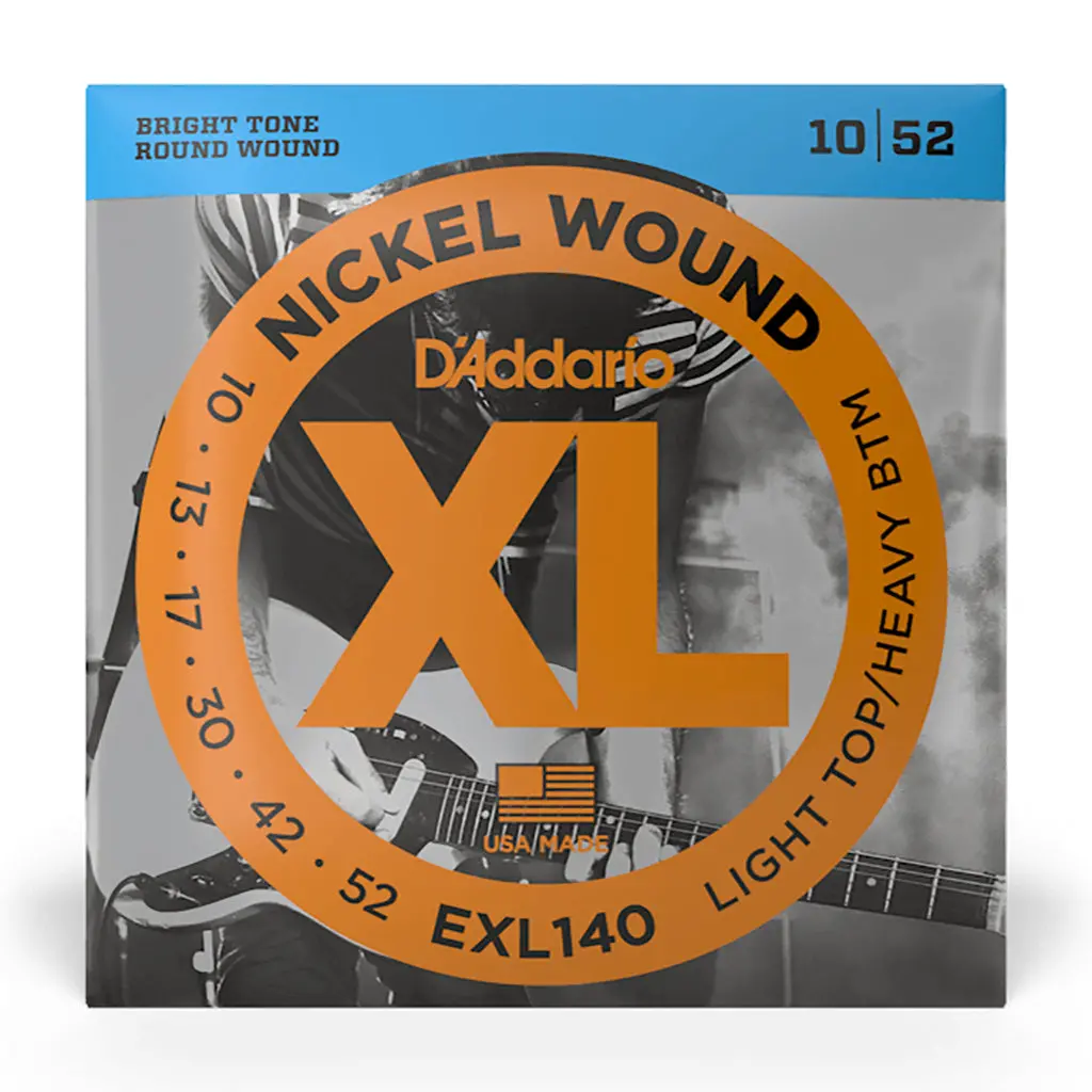 D'addario Exl140 - Nickel Wound Light Top Heavy Bottom 10-52 - Electric Guitar Strings 1