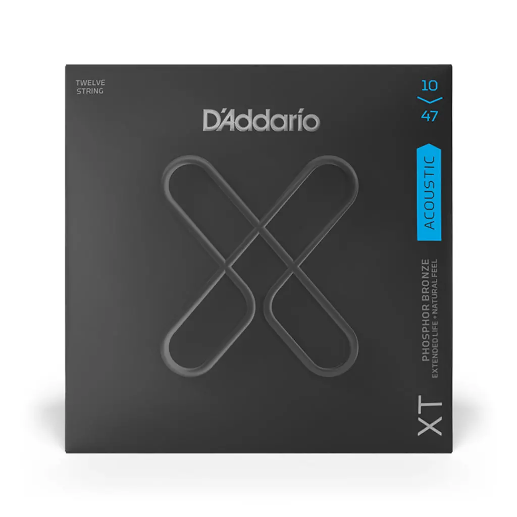 Daddario Xtapb1047-12 - Xt Acoustic Phosphor Bronze 12 String 10-47 Guitar Strings 1