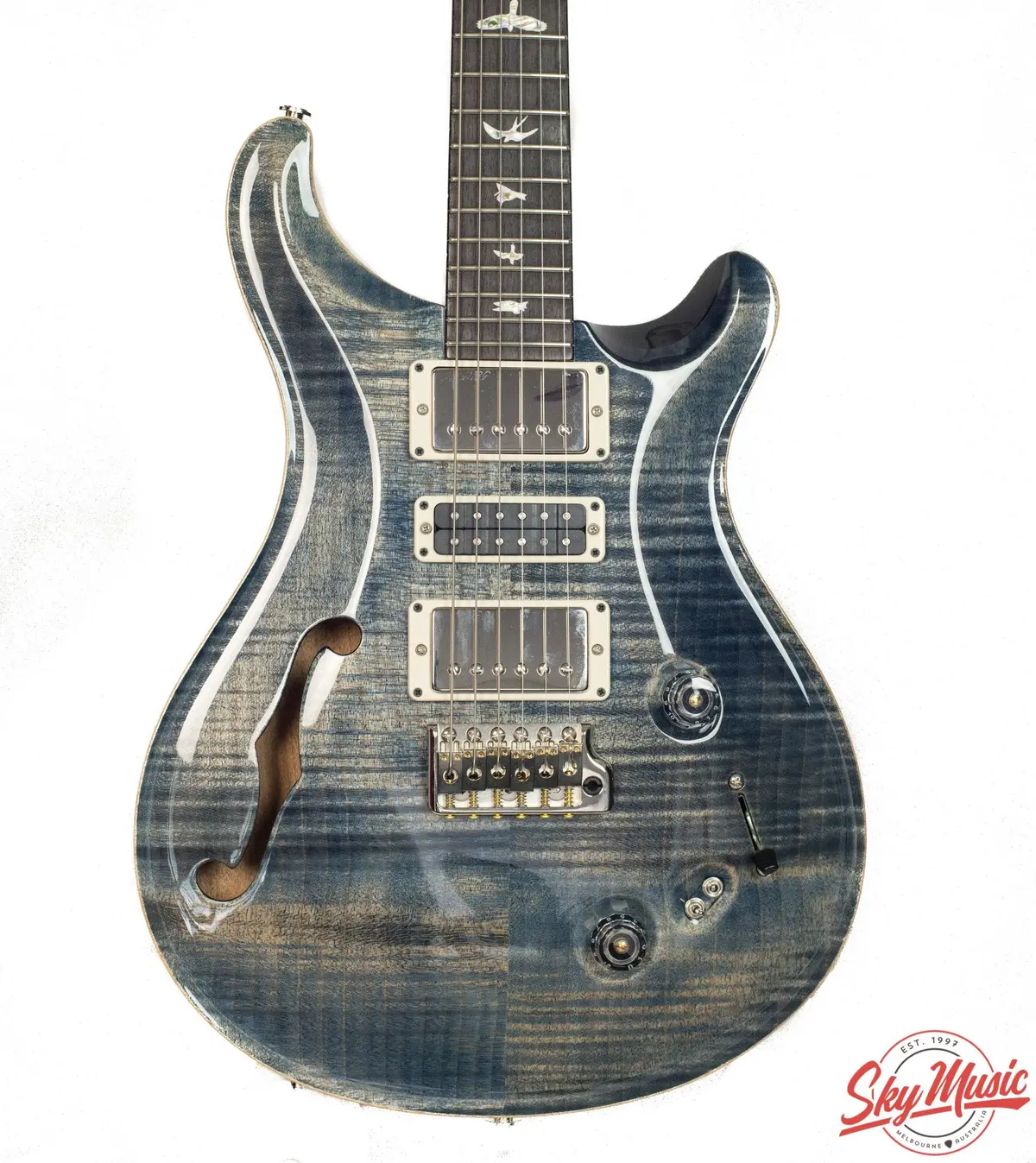 Prs Special Semi Hollow - Faded Whale Blue 1