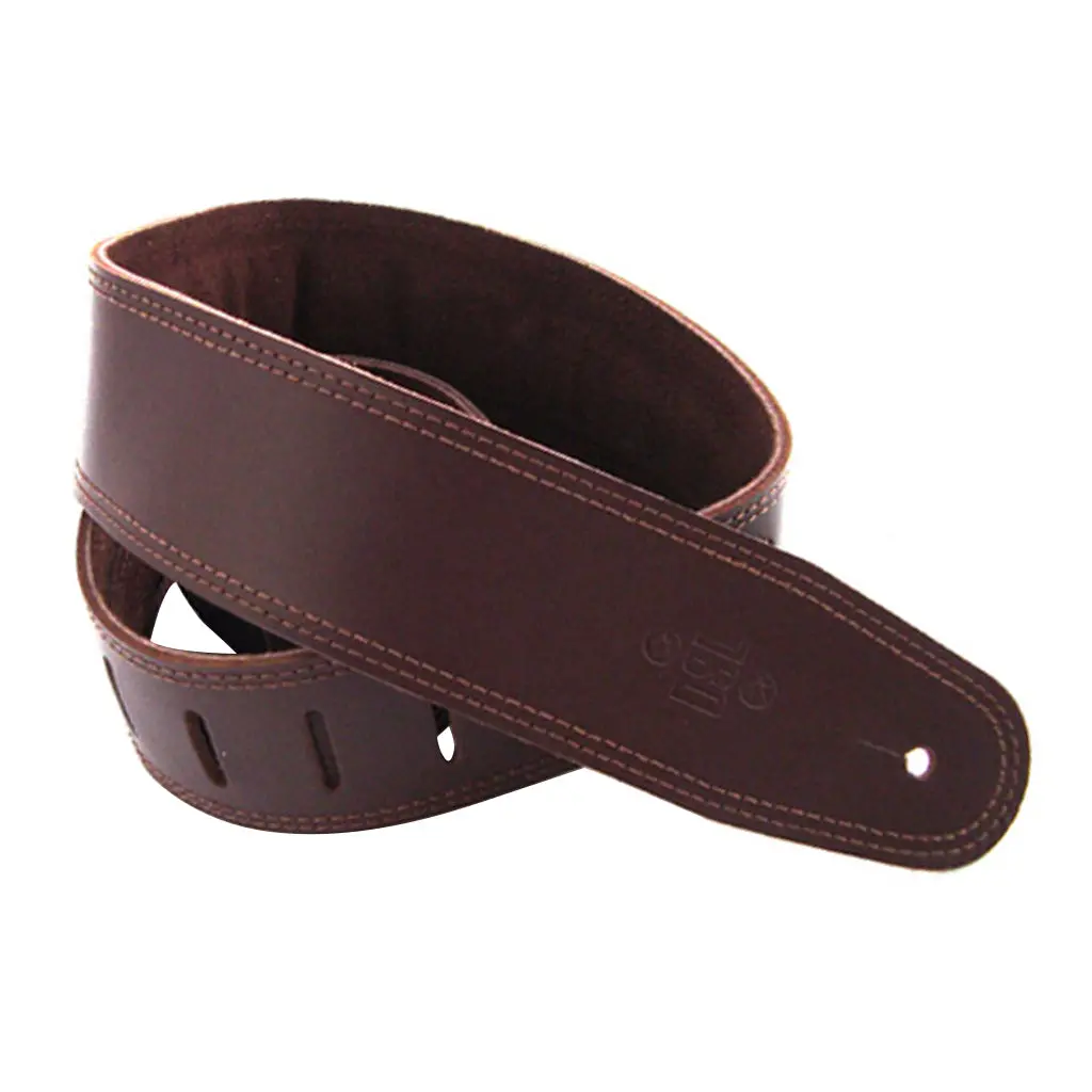 Dsl Ges25-17-2 Strap 2.5" Padded Suede Saddle Brown 1