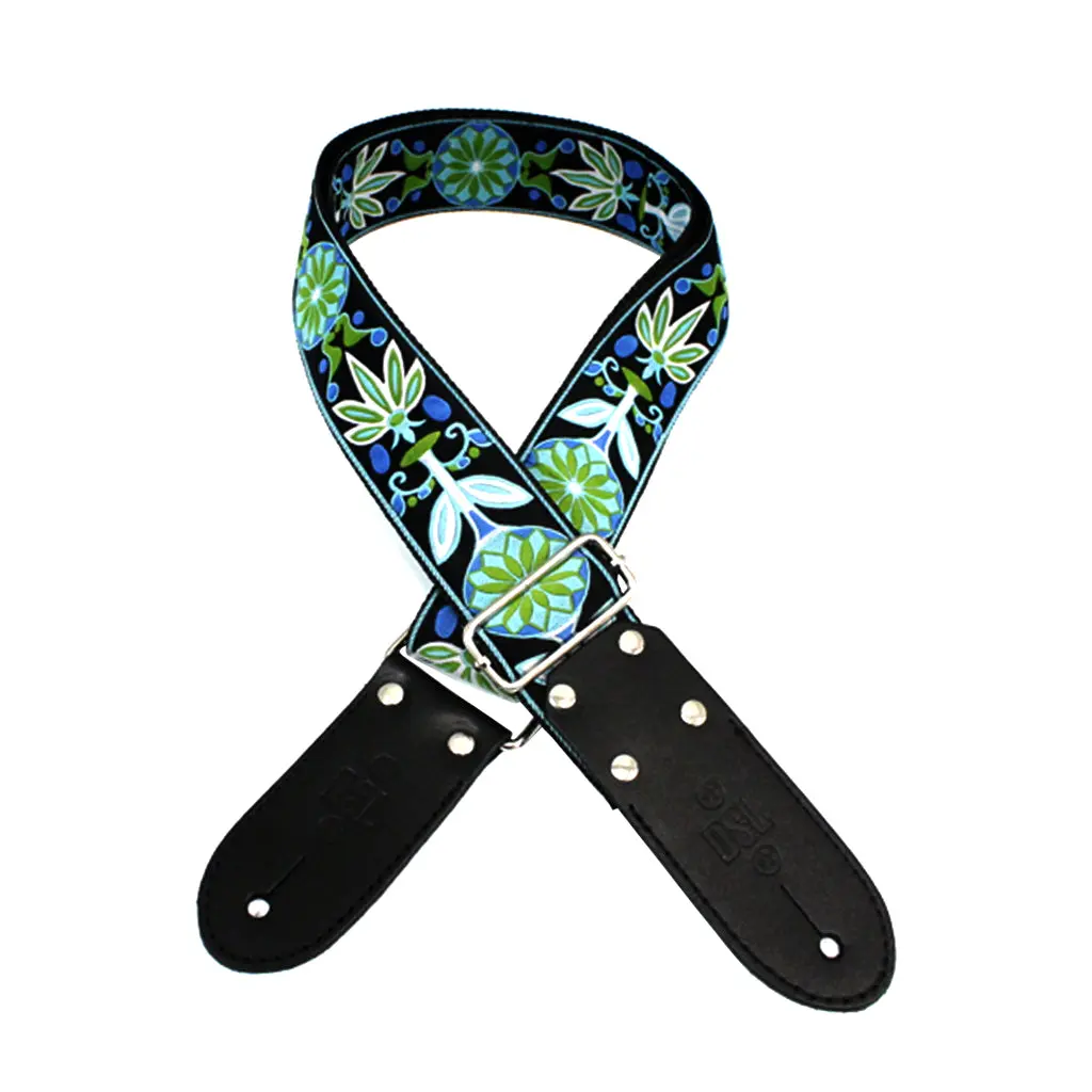 Dsl Jac20-Fair-Blue Strap 2" Jacquard Weave Fair Blue 1
