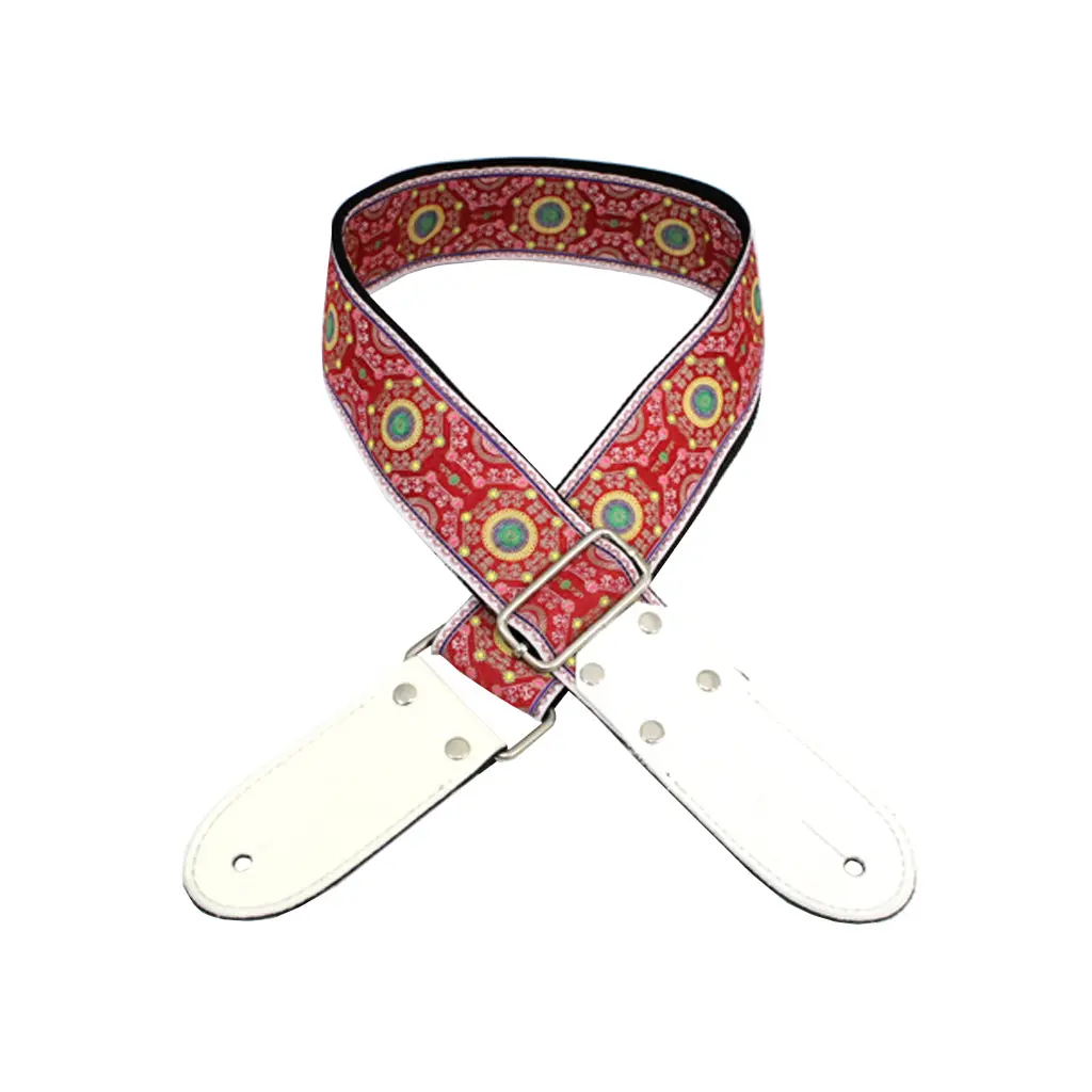 Dsl Jac20-Sal-Red Strap 2" Jacquard Weave Sal Red 1