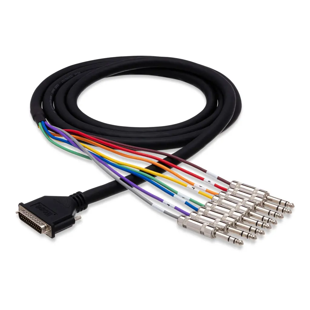 Hosa Technology Dtp802 Snake Db25a - 1/4 Trs 2M 1