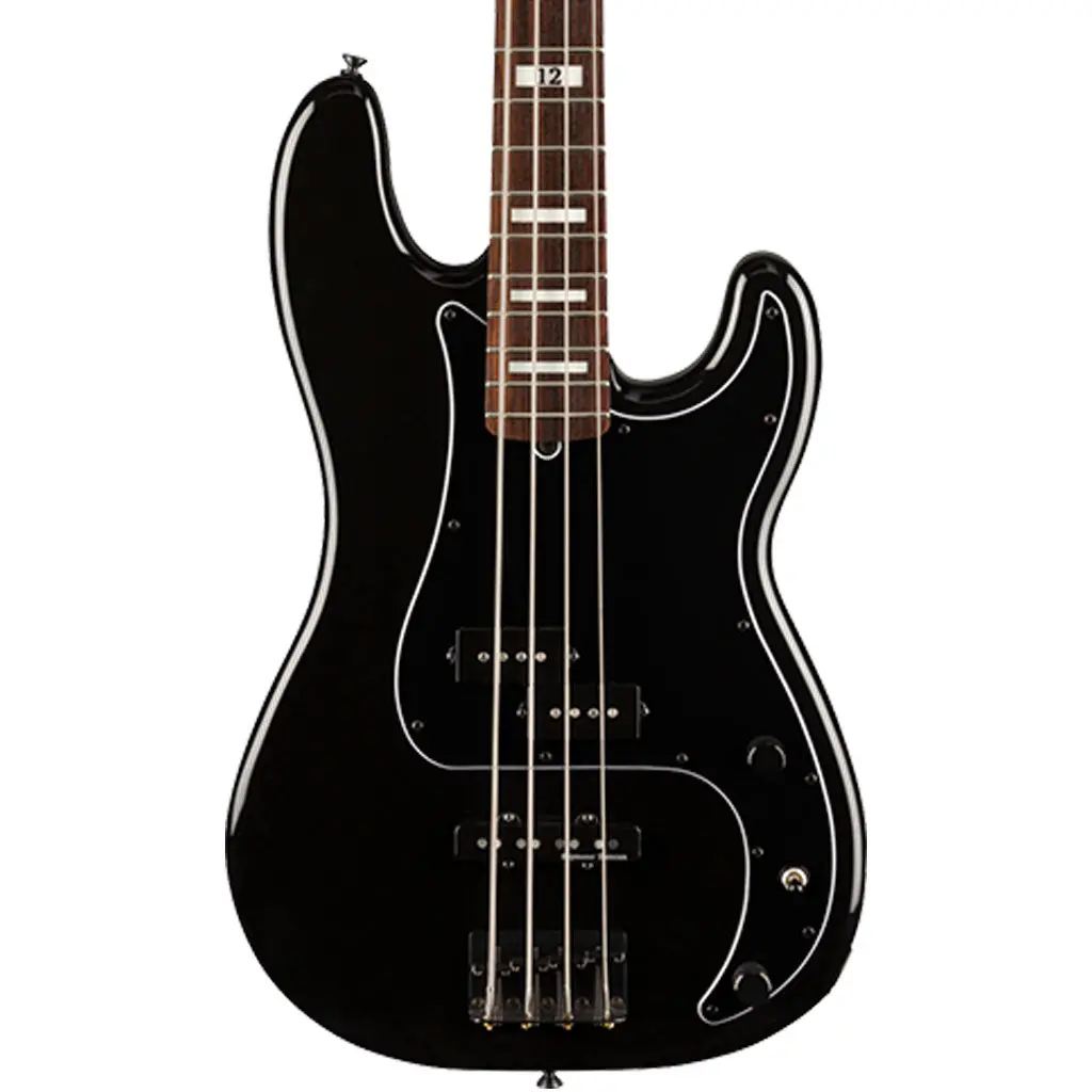 Fender - Duff Mckagan Deluxe Precision Bass, Rosewood Fingerboard, Black 1