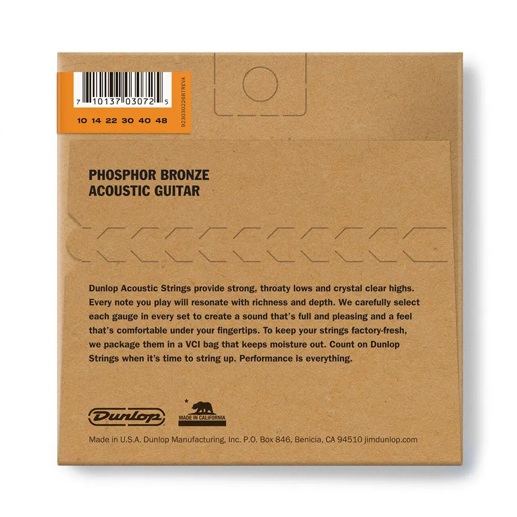 Dunlop 10-48 Phosphor Bronze - Acoustic Guitar Strings 2