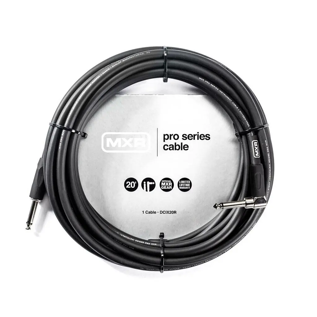 Mxr 20Ft Pro Instrument Cable - Right Angle 1