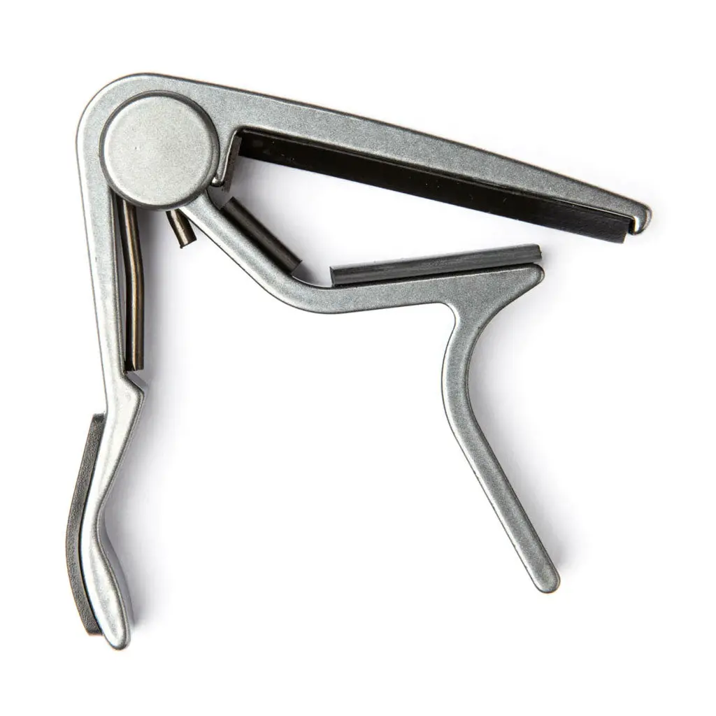 Dunlop Trigger Flat Capo - Smoked Chrome 1