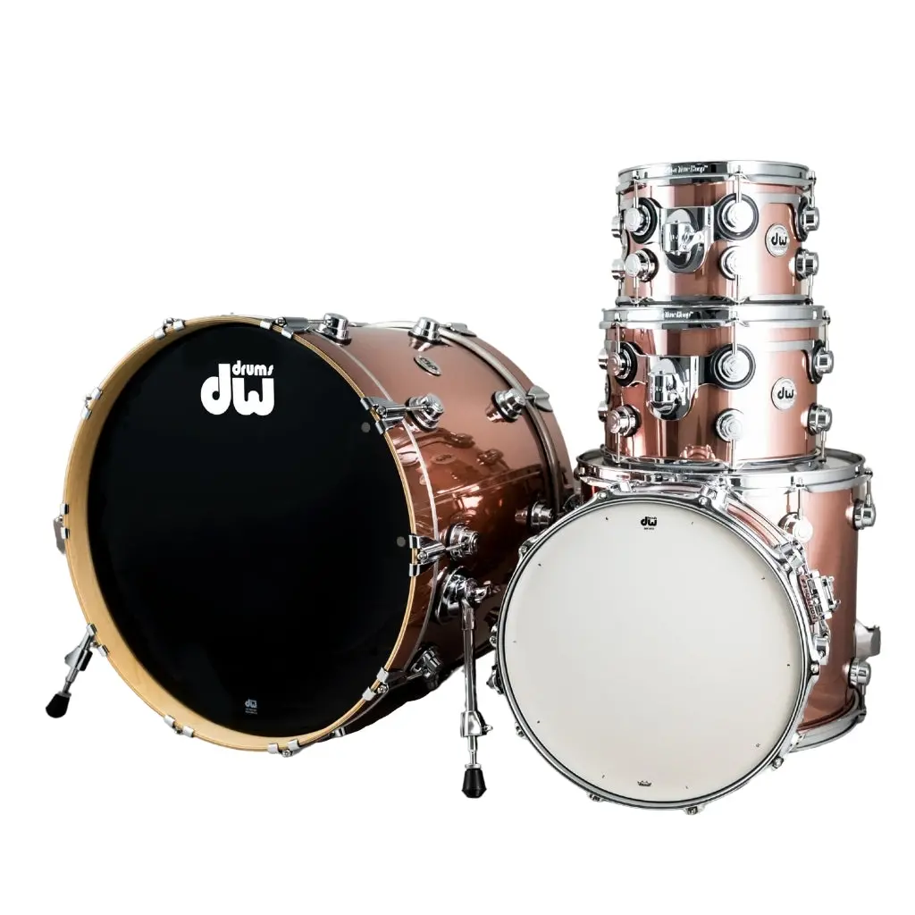 Dw Collector's Series 24" 5-Piece Shell Pack - Rose Copper 1
