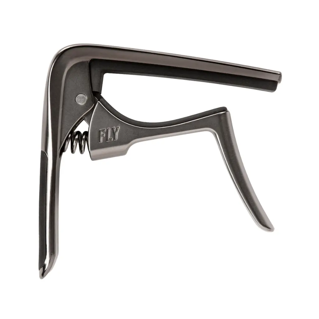 Dunlop Trigger Fly Capo Curved - Gun Metal 1