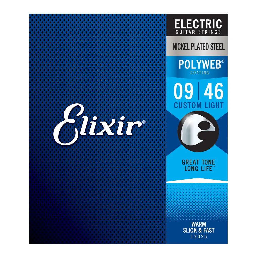 Elixir 12000 Polyweb Electric Custom Light 9-46 1