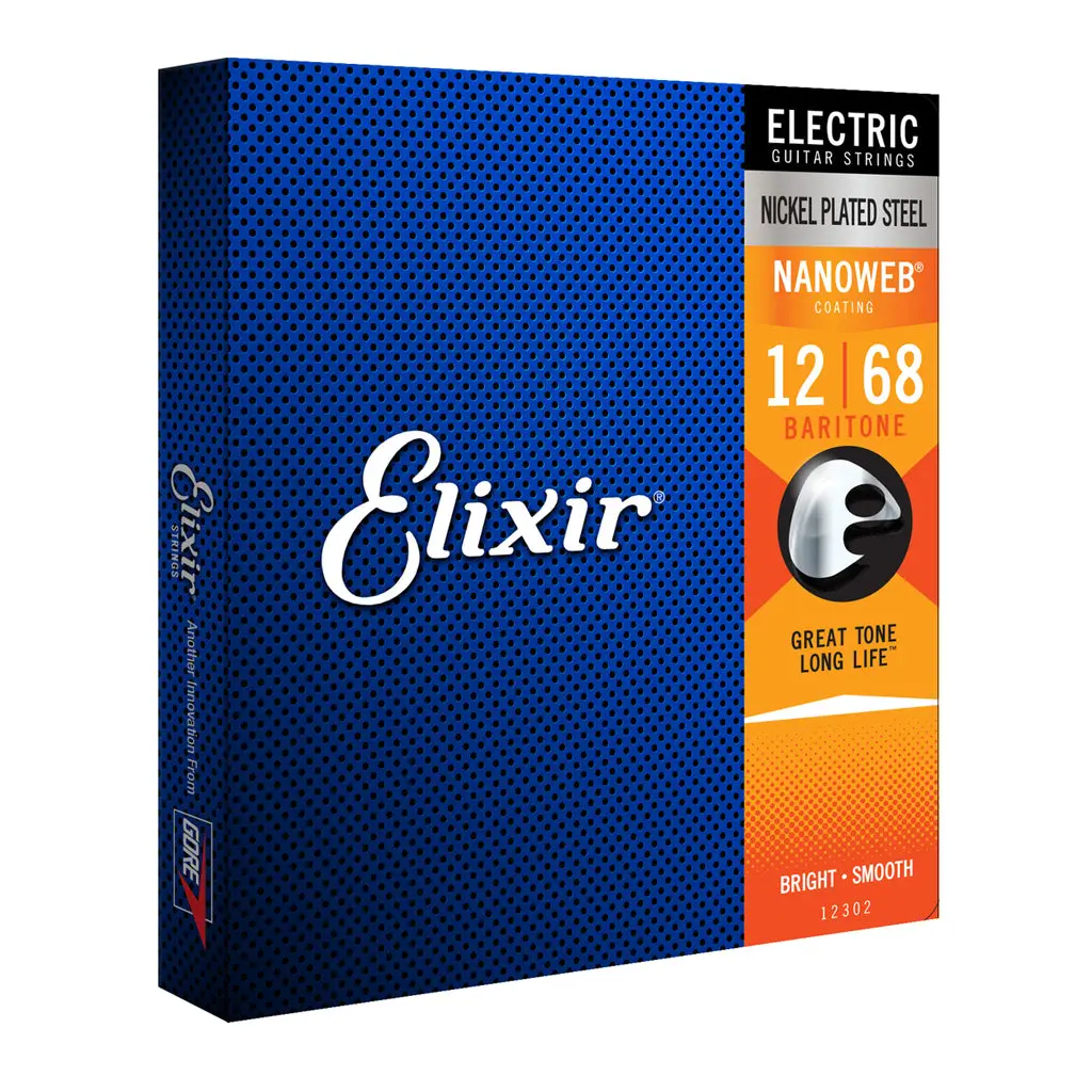 Elixir 12302 Nanoweb Electric Baritone 12-68 1