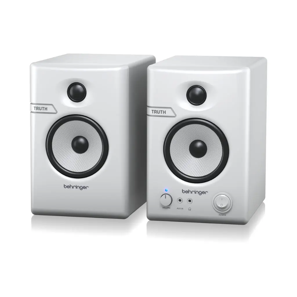 Behringer Truth 3.5 With Bluetooth Studio Monitors Pair - White 2