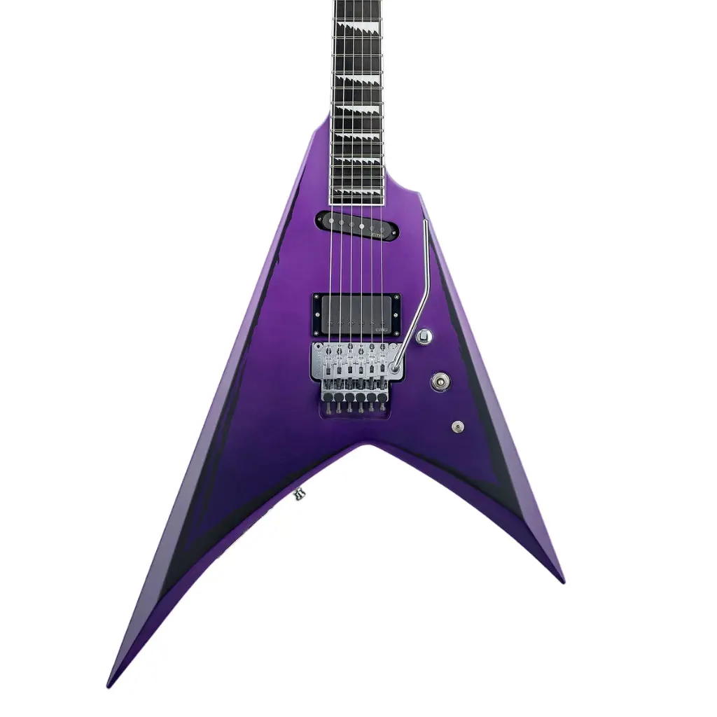 Esp E-Ii Alexi Ripped Electric Guitar - Purple Fade Satin 1