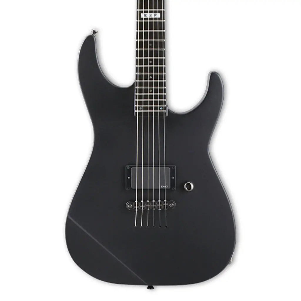 Esp E-Ii M-I Neck Thru Nt - Black Satin 1