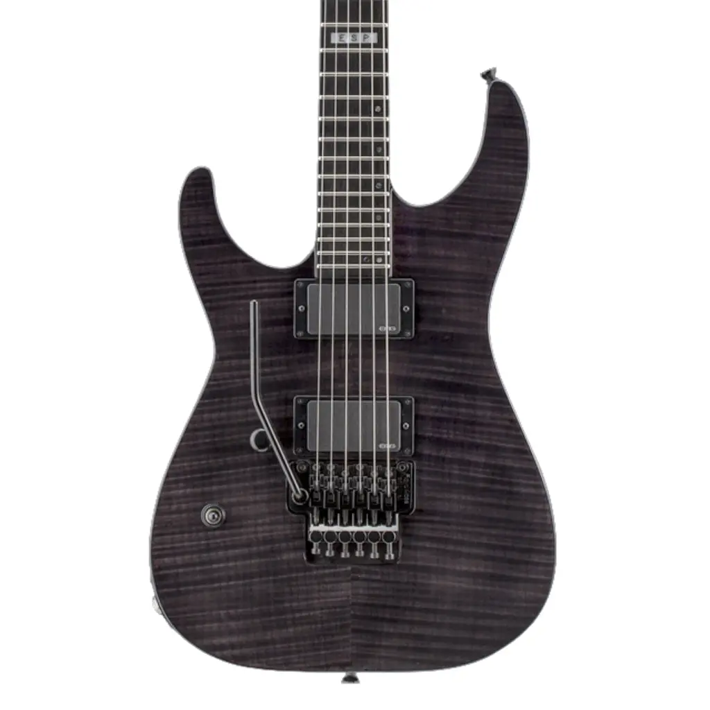 Esp E-Ii M-Ii Left Handed Electric Guitar - See Thru Black 1