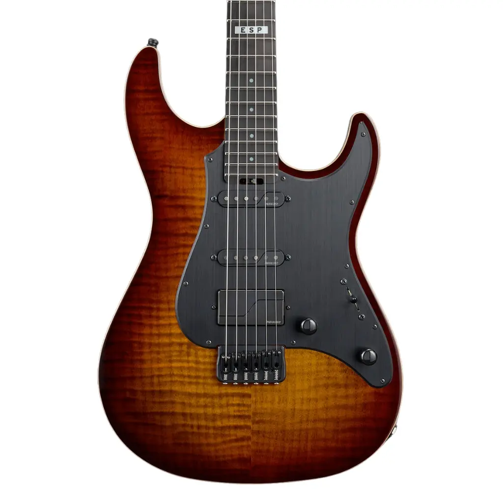 Esp E-Ii Sn-3 Ht Electric Guitar - Tiger Eye Sunburst 1
