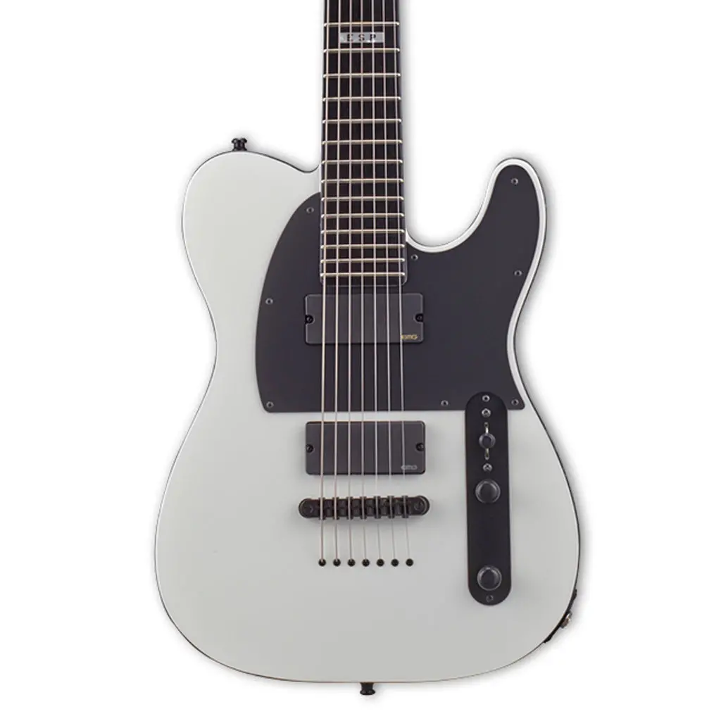 Esp E-Ii T-B7 Baritone Electric Guitar 7-String - Snow White 1