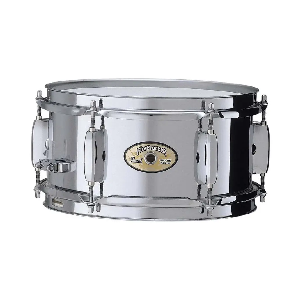 Pearl Fcs1250 Firecracker Classic Steel Snare Drum - 5 Inches X 12 Inches 1