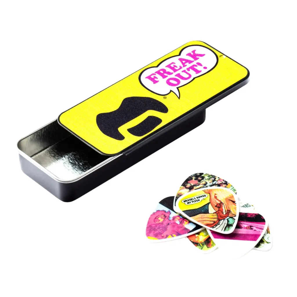 Jim Dunlop Frank Zappa Pick Tin - Yellow 1