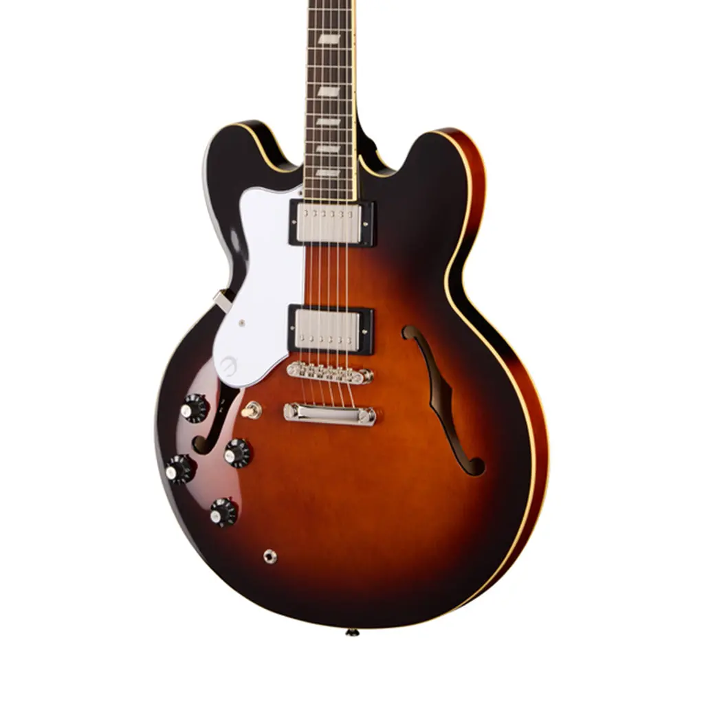 Epiphone Bonehead Riviera Left Handed - Dark Tobacco Burst 1
