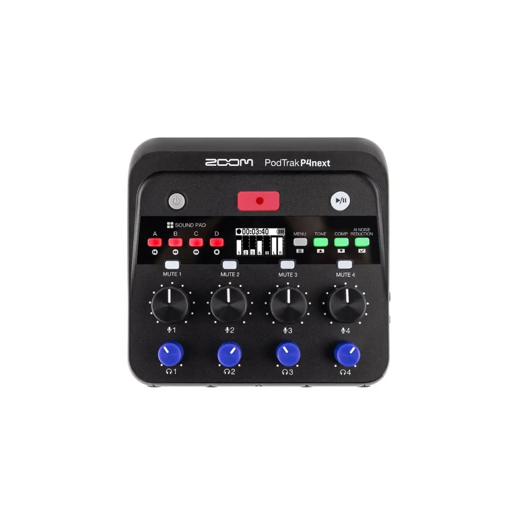 Zoom Podtrak P4next Audio Interface 1