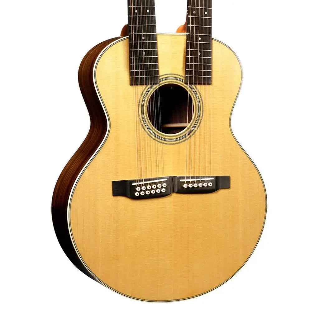 Martin Grand J-28E Dn Grand Jumbo Double Neck Guitar - Natural 1