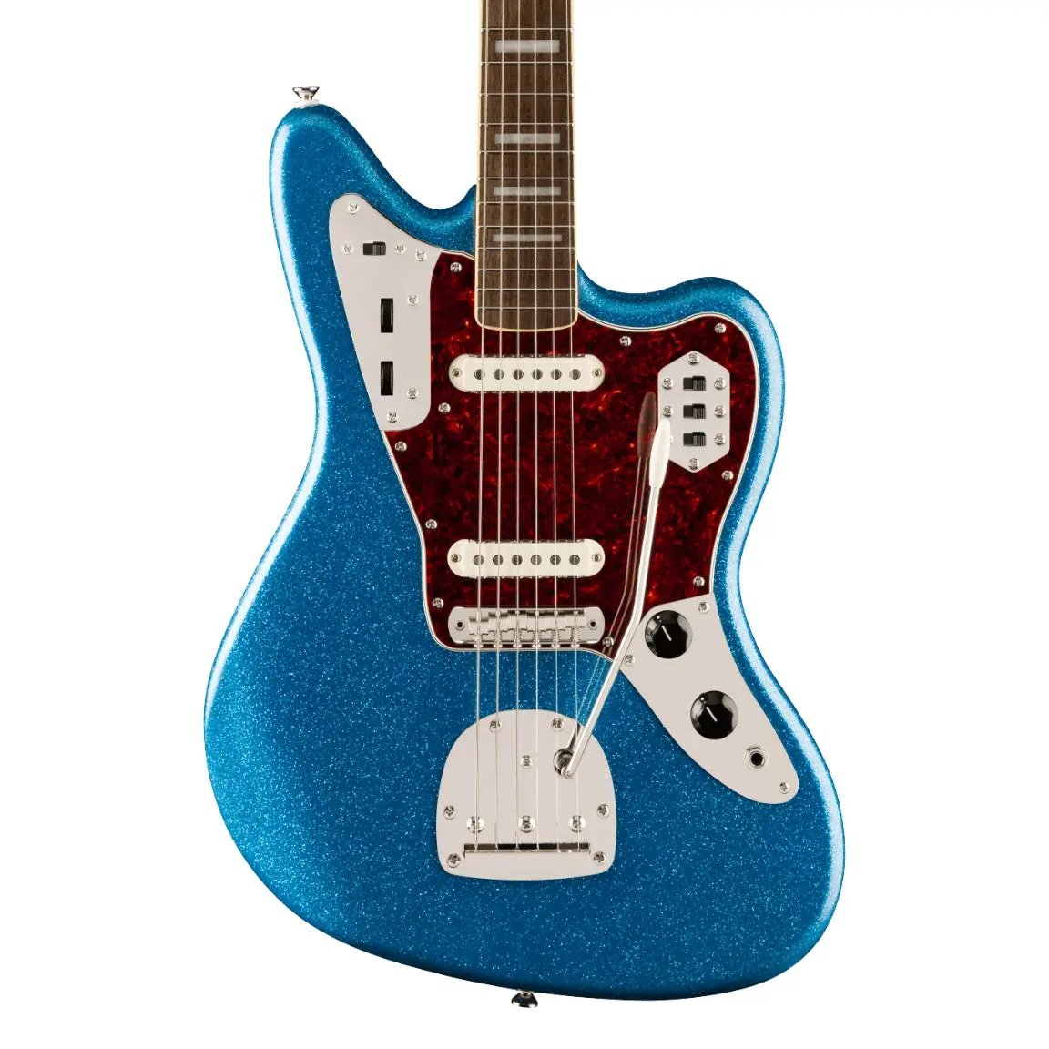 Squier Fsr Classic Vibe '70S Jaguar Electric Guitar - Blue Sparkle, Laurel Fingerboard 1