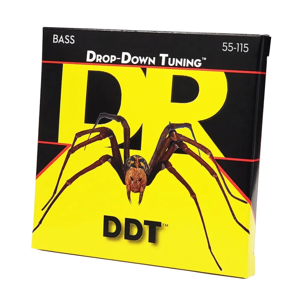 Dr Drop-Down Tuning Stainless Steel Bass Guitar Strings - Extra Heavy 55-115 1
