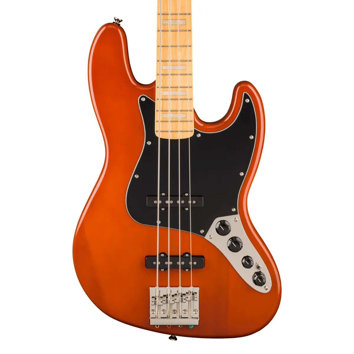 Squier Classic Vibe Active '70S Jazz Bass Guitar - Mocha, Maple Fingerboard 1