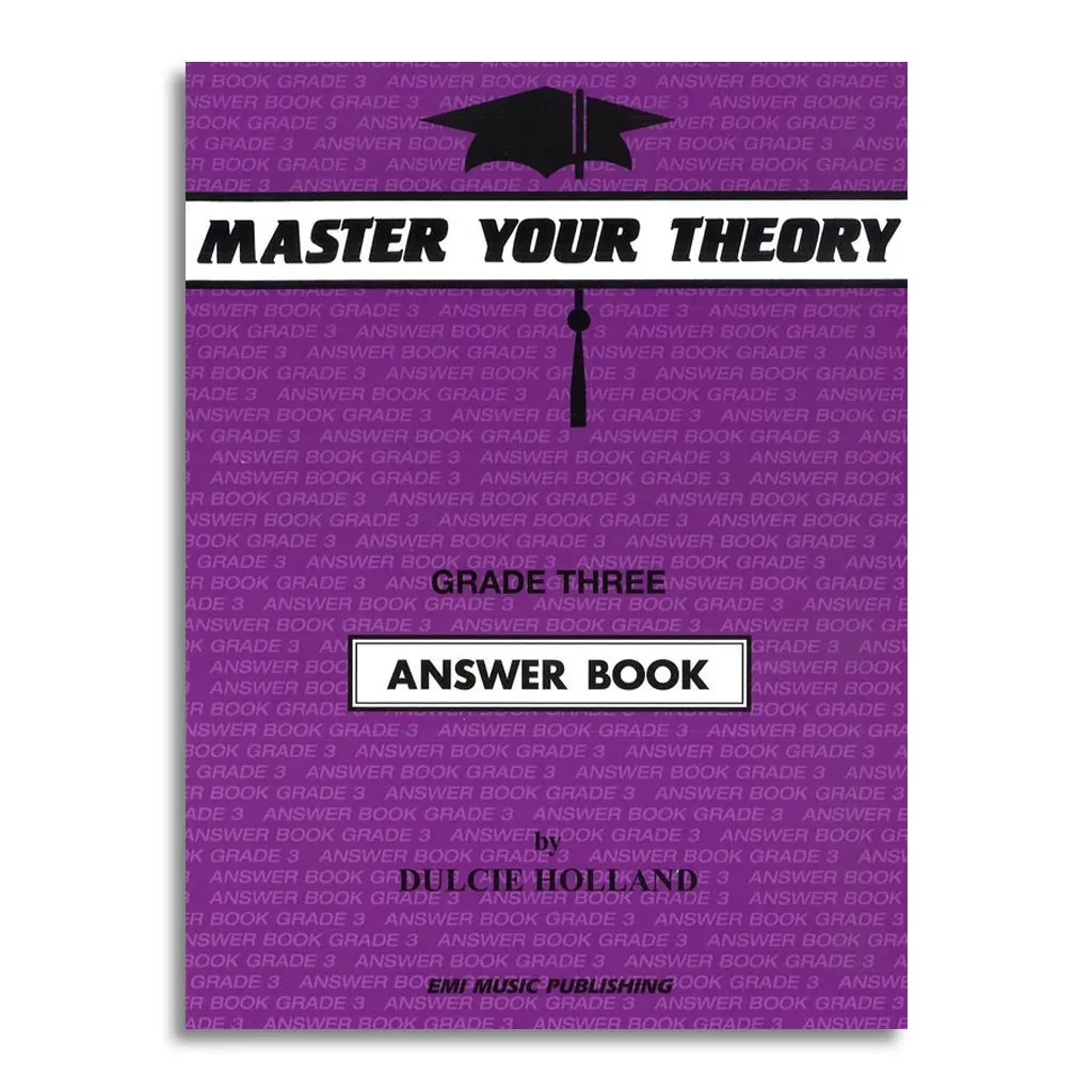 Master Your Theory Answer Book 3 - Book 1