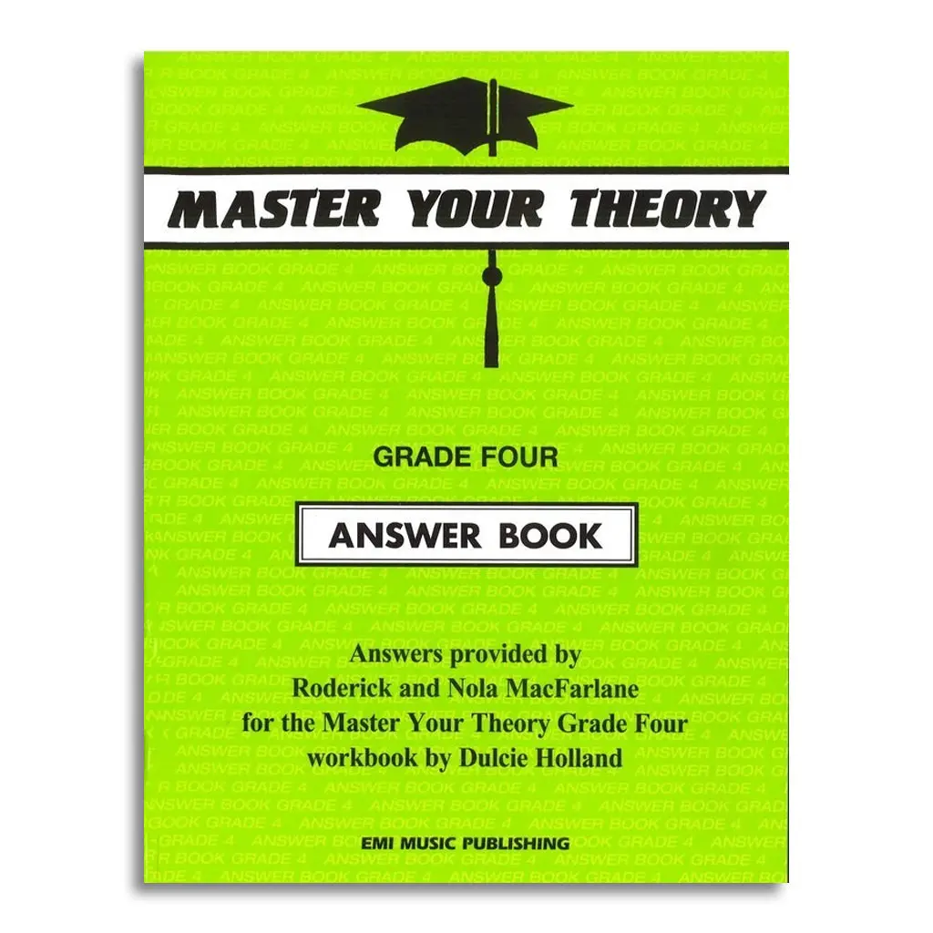 Master Your Theory Answer Book 4 - Book 1
