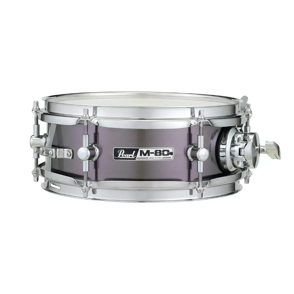 Pearl M80 Snare Drum - 10 X 4 Inch, Chrome 1