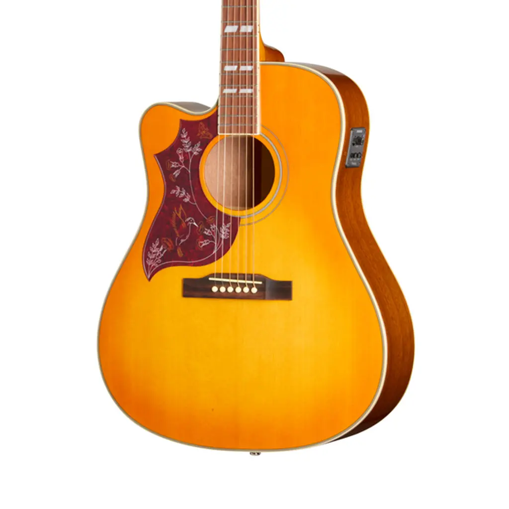 Epiphone Hummingbird Studio Ec Left Handed - Heritage Cherry Sunburst 1