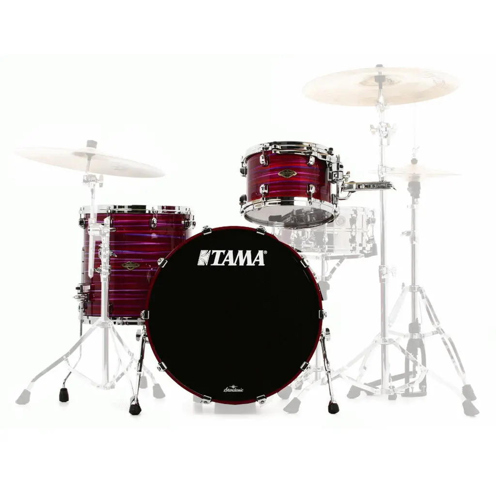 Tama Wbs32rzs Starclassic Walnut/Birch 3-Piece Shell Pack With 22" Bass Drum - Lacquer Phantasm Oyster (No Hardware Included) 1
