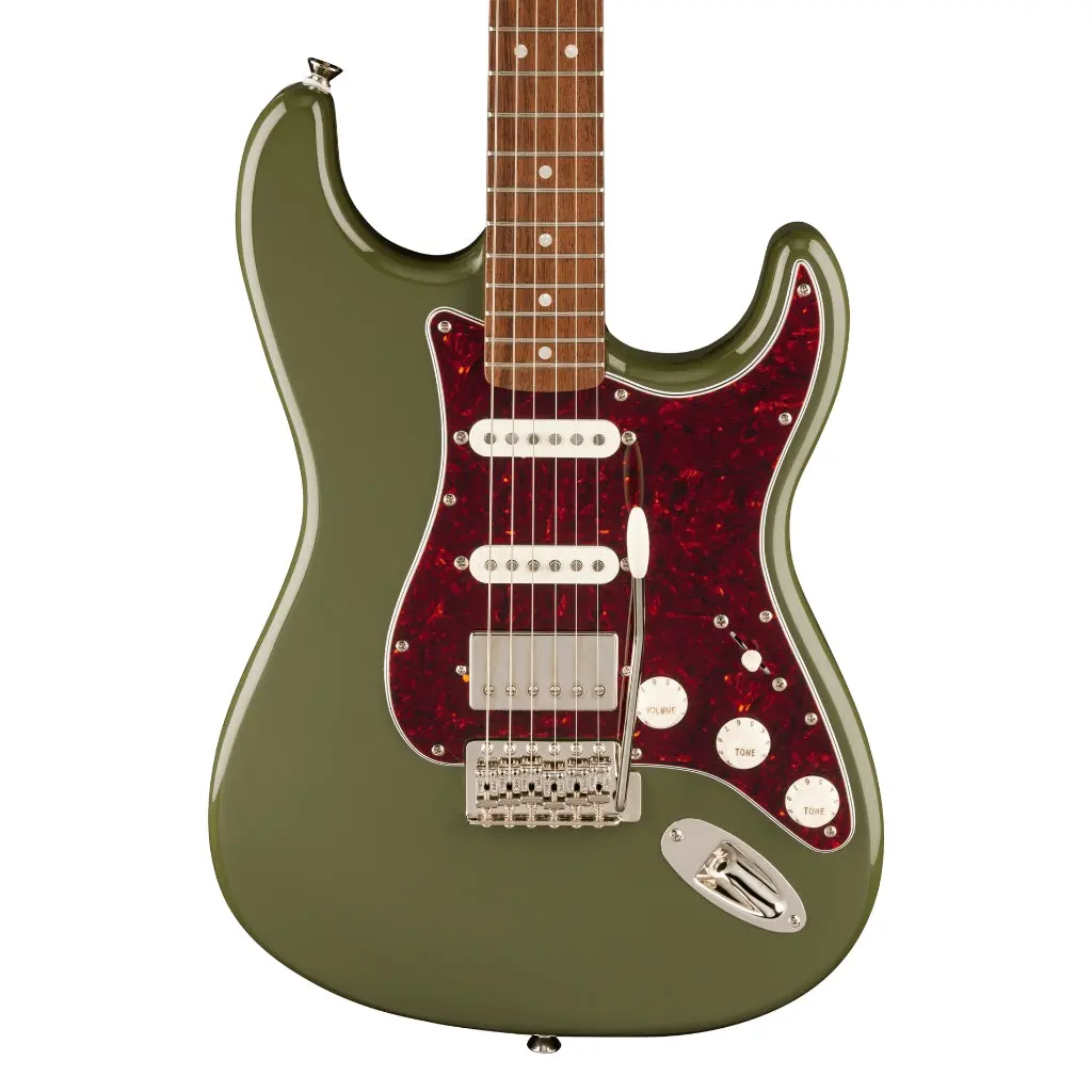 Squier Fsr Classic Vibe '60S Hss Stratocaster - Antique Olive, Laurel Fingerboard 1