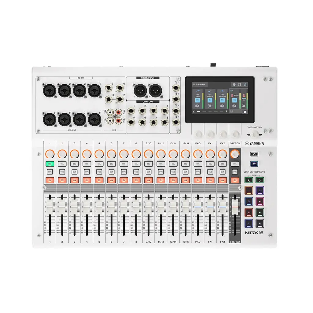Yamaha Mgx16 Digital Mixer - White 1