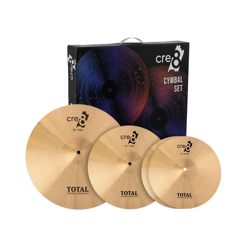 Total Percussion Cre8 Series Cymbal Set - 14/16/20 Inch 1