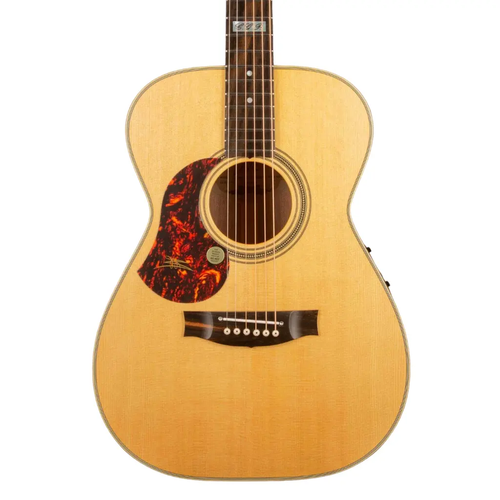 Maton Ebg808te Left Handed Acoustic Guitar With Case 1