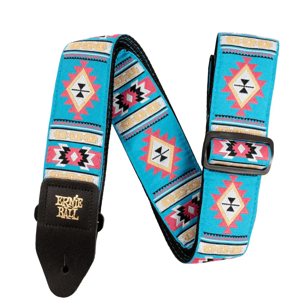 Ernie Ball Jacquard Strap - Sedone Blue 1