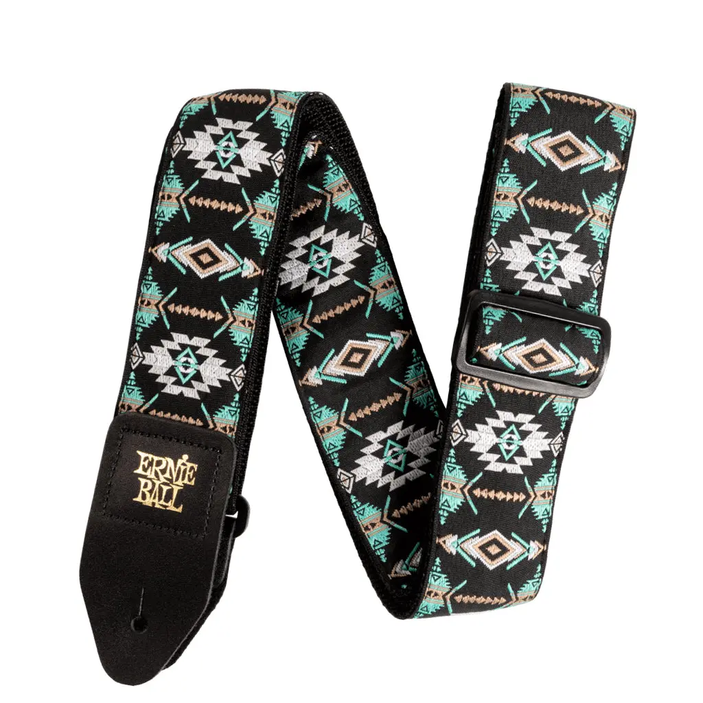 Ernie Ball Jacquard Strap - Southwestern Turquiouse 1