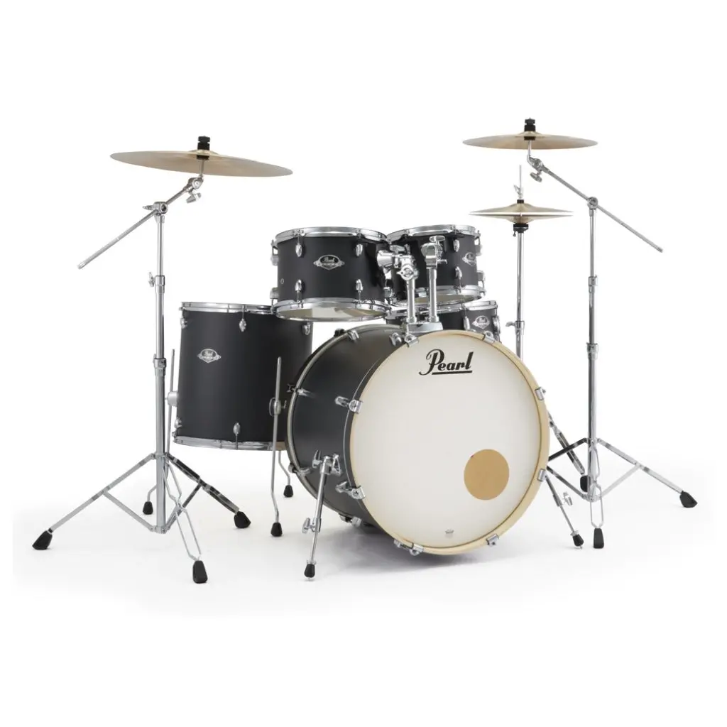 Pearl Export Plus 5Pc 22" Fusion Plus Drum Kit With Zildjian Cymbals - Graphite Slate 2