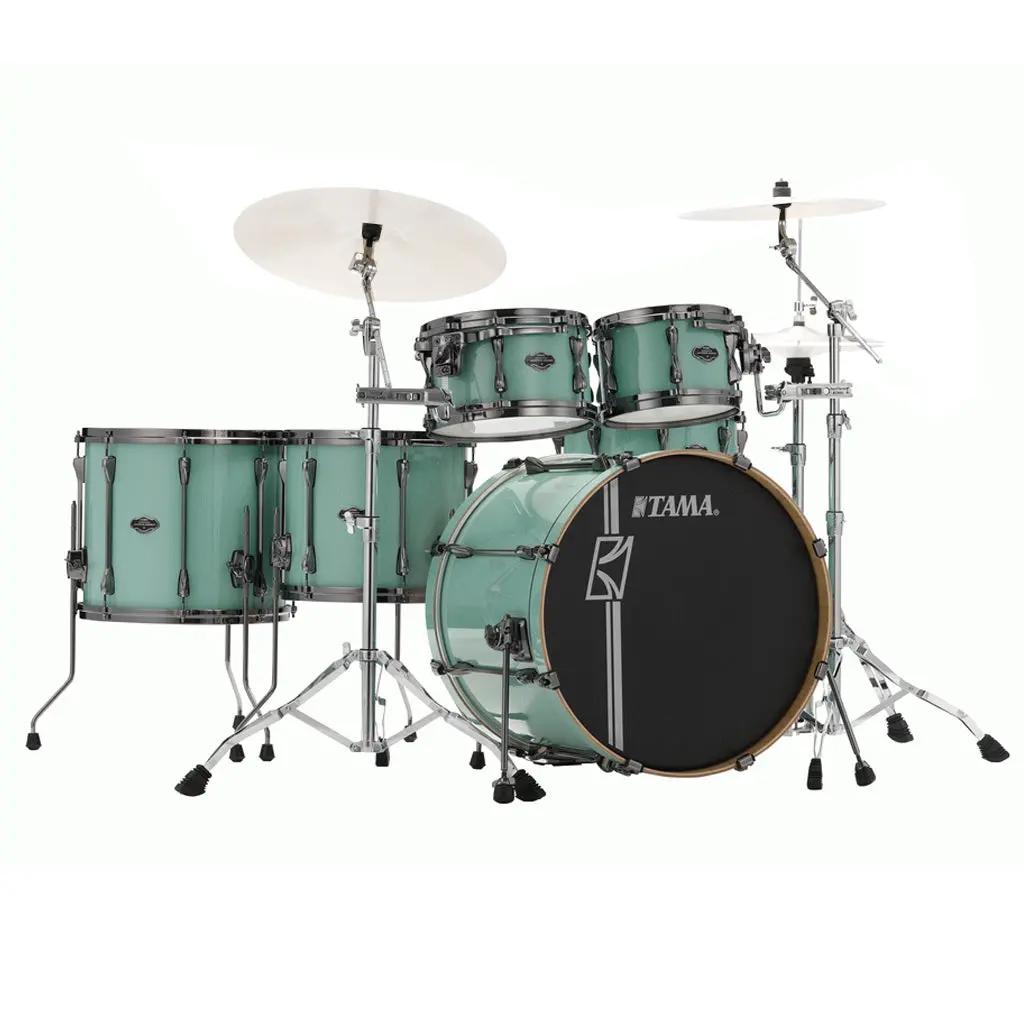 Tama Ml62hzbns Superstar Hyper Kit With Hb5w Hardware Pack - Seafoam Green 1