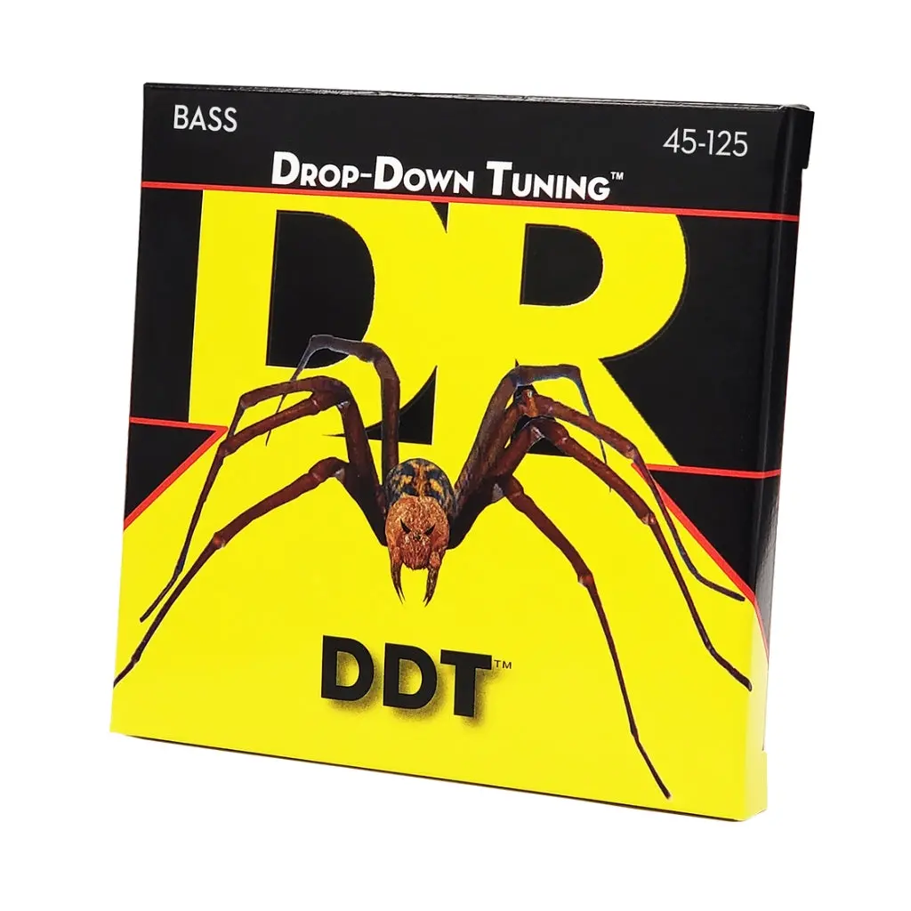 Dr Drop-Down Tuning Stainless Steel 5-String Bass Guitar Strings - Medium 45-125 1