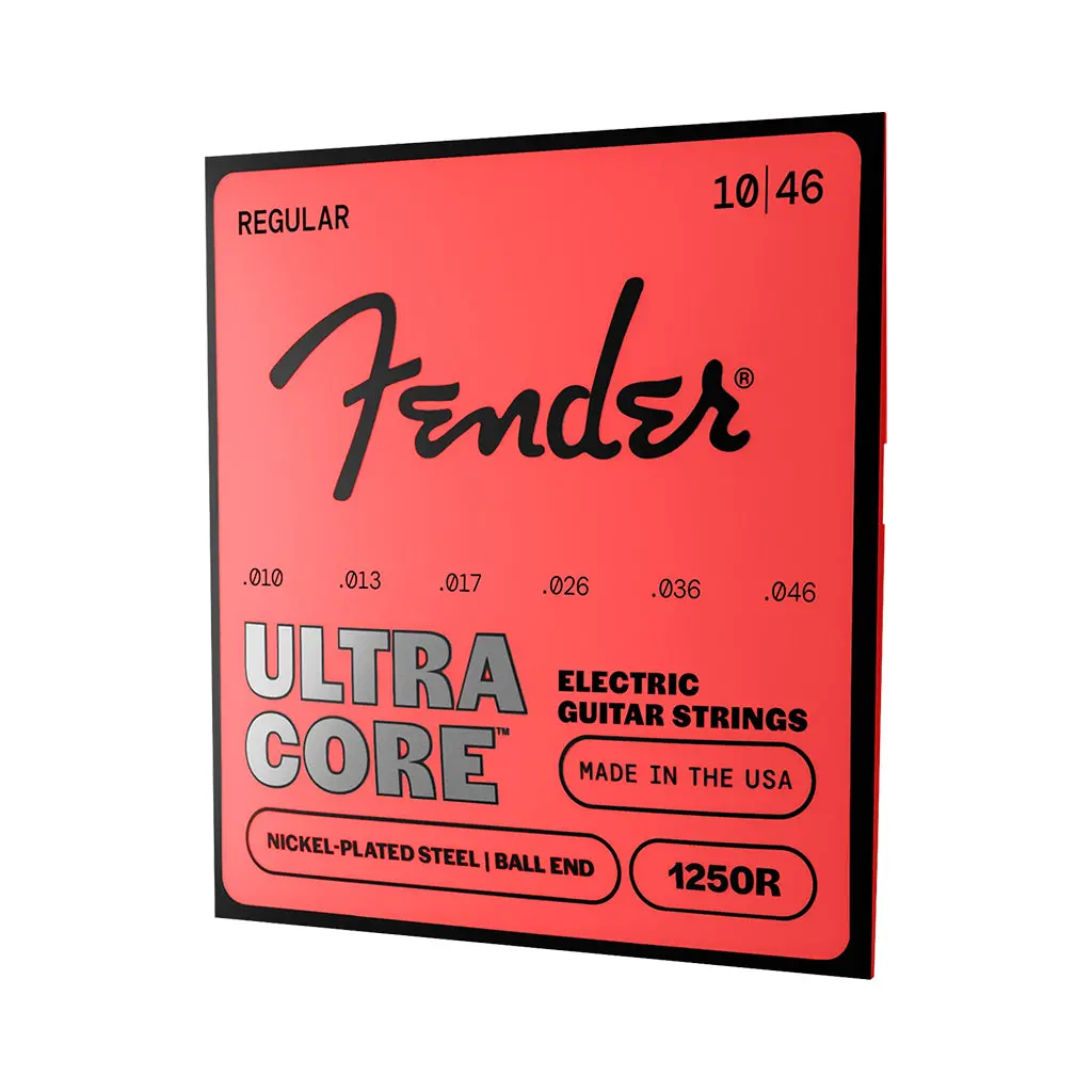 Fender Ultracore 1250R 10-46 Guitar Strings - Nickel Plated Steel Ball End 1