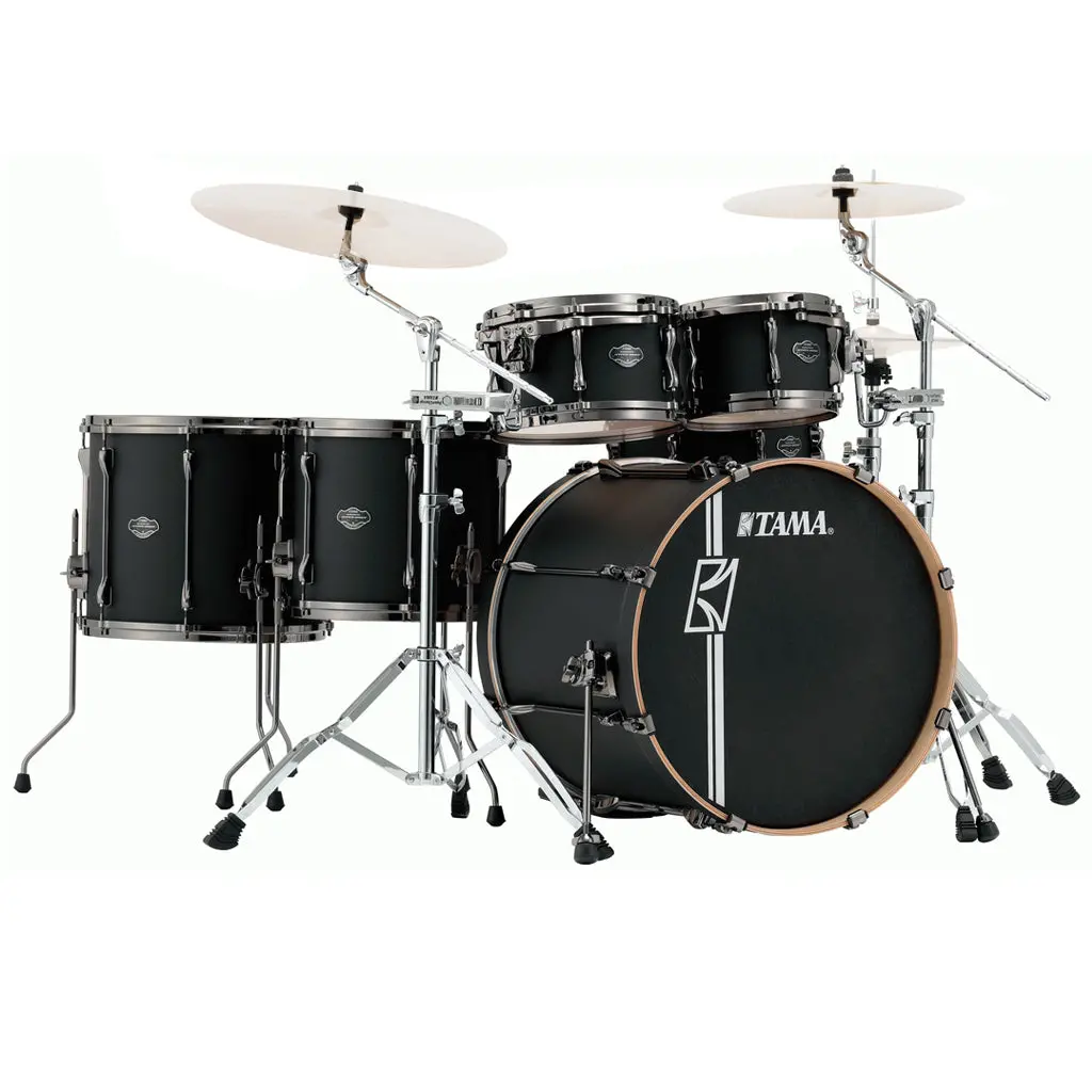 Tama Ml62hzbns Superstar Hyper Kit With Hb5w Hardware Pack - Flat Black 1