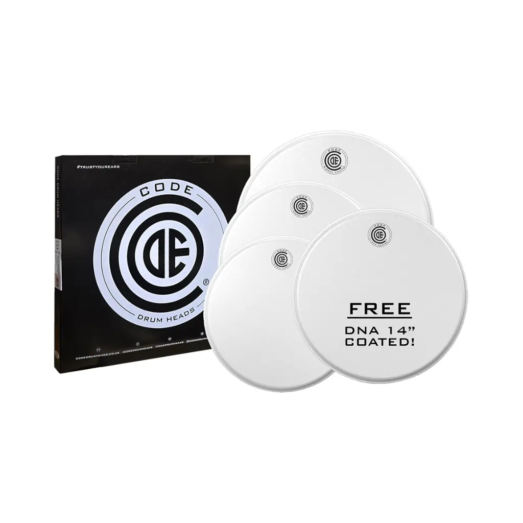 Code Generator Coated Tom Head Rock Pack - 12/13/16 Inch 1
