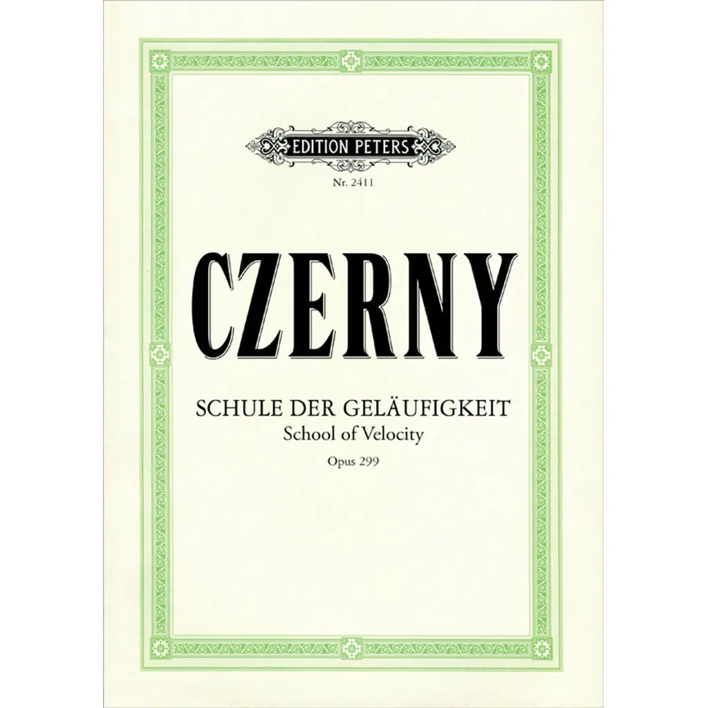 Edition Peters Czerny School Of Velocity Opus 299 1